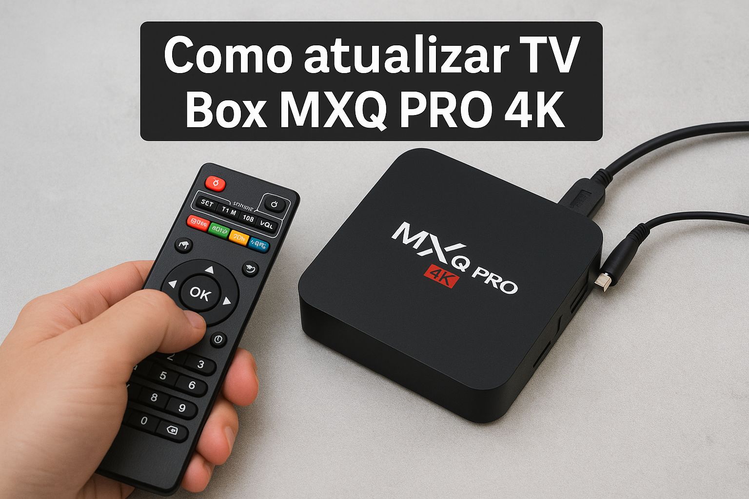 como atualizar tv box