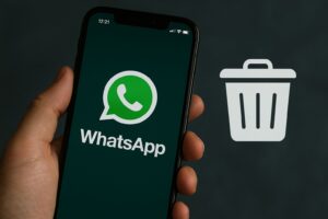 lixeira do whatsapp